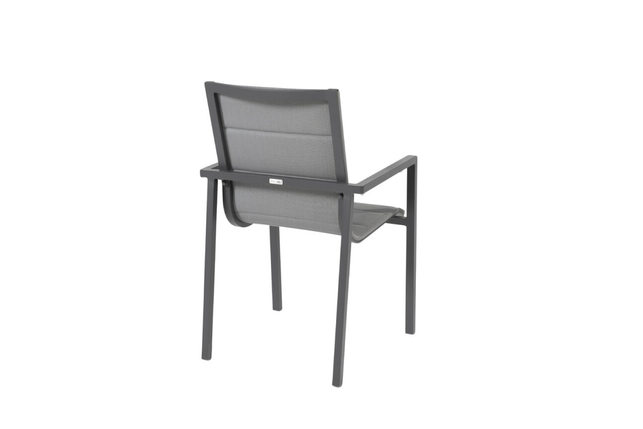 Taste Bari Dining Chair Stackable - Matt Carbon